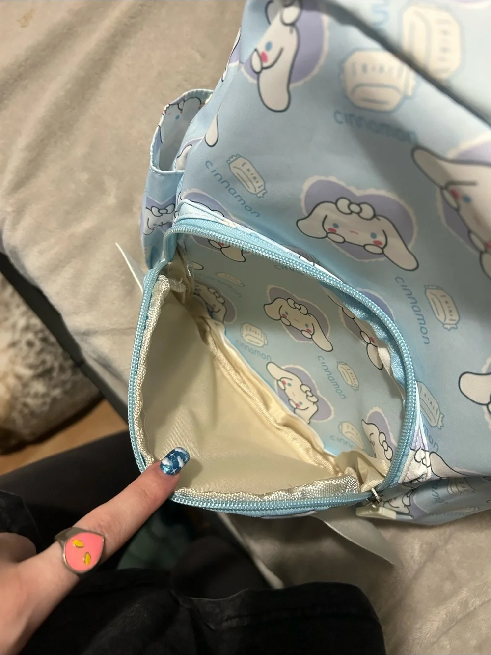 Sanrio Cinnamoroll Light Blue Mini Backpack Character Bookbag